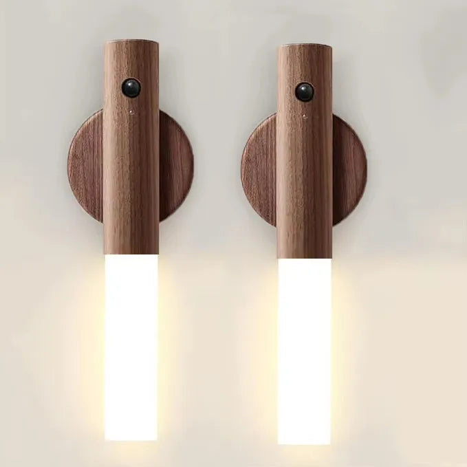 Wooden Magnetic Sensing Lamp