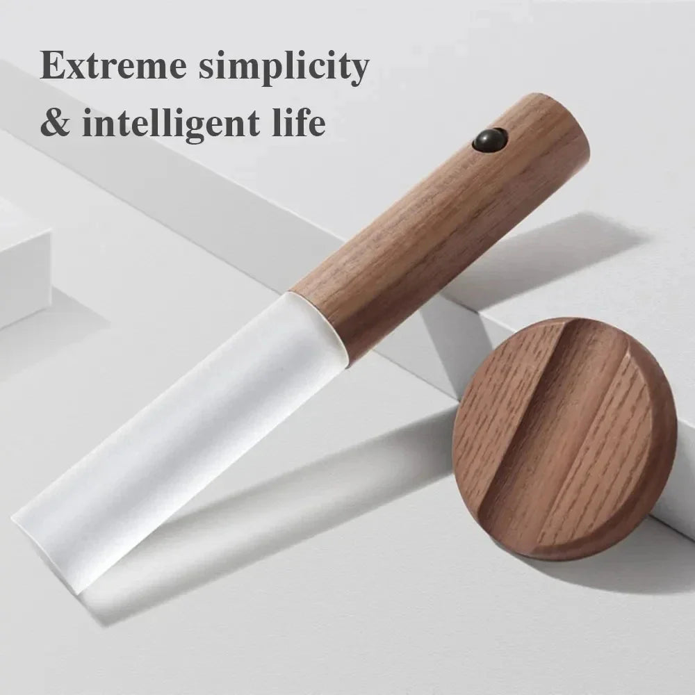 Wooden Magnetic Sensing Lamp
