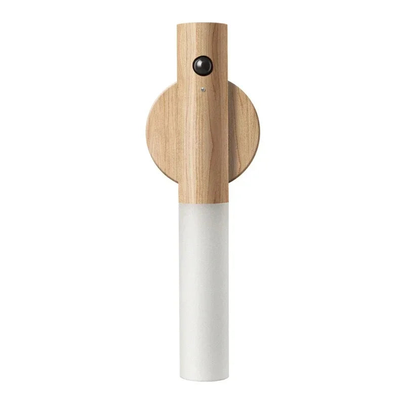 Wooden Magnetic Sensing Lamp